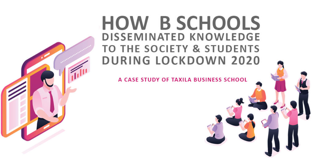 How a Business School disseminated Knowledge to the Society & Students during Lockdown 2020.